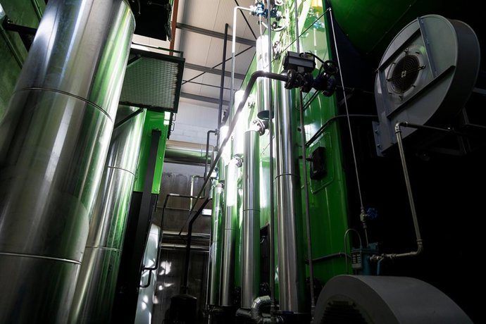 Archivo - Caldera de biomasa