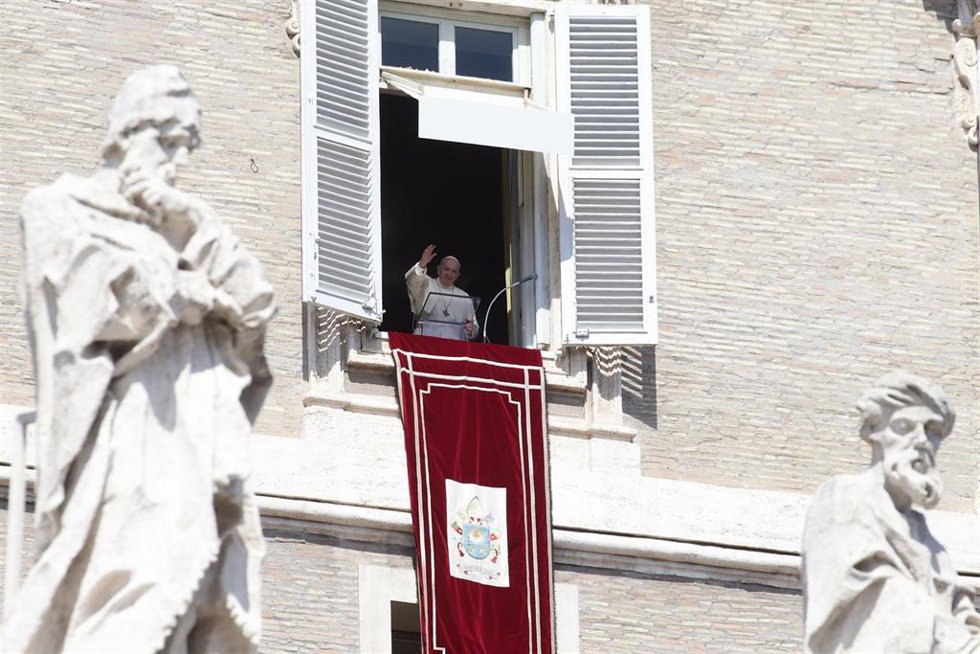 El Papa en el último rezo del Ángelus