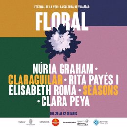 Cartel del Festival Floral de Vilassar de Dalt y Vilassar de Mar