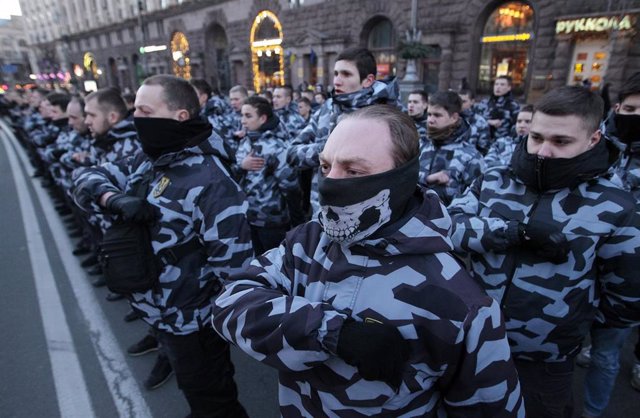 Milicianos del Batallón Azov (archivo).