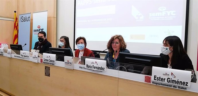La presidenta de la semFYC María Fernández, en las Jornadas de Promoción y Prevención de la Salud 2022