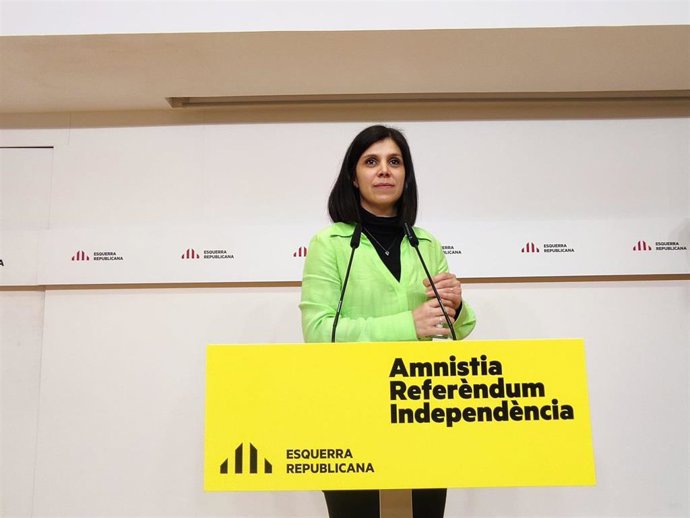 La secretaria general adjunta y portavoz de ERC, Marta Vilalta.