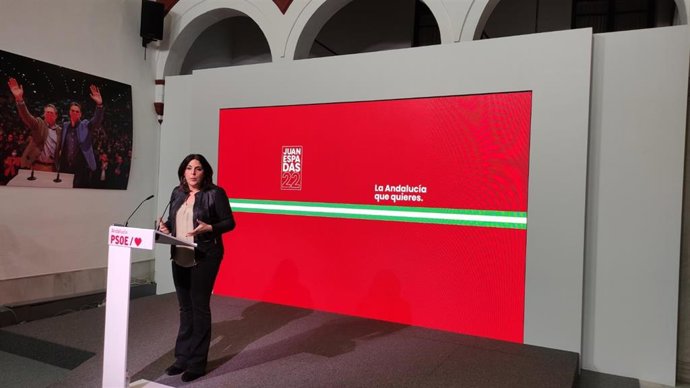 Angeles Férriz, este lunes en rueda de prensa