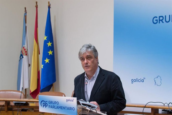 Archivo - Pedro Puy (PP) en rueda de prensa