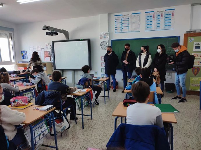 Visita al colegio Pintor Cristóbal Ruiz.