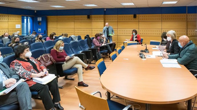 La consejera de Educación y Formación Profesional, Marina Lombó, preside la reunión de la Mesa Sectorial de Educación