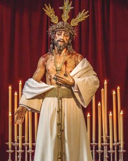 Imagen de Jesús Despojado de sus Vestiduras, que procesiona por primera vez este año en Cáceres