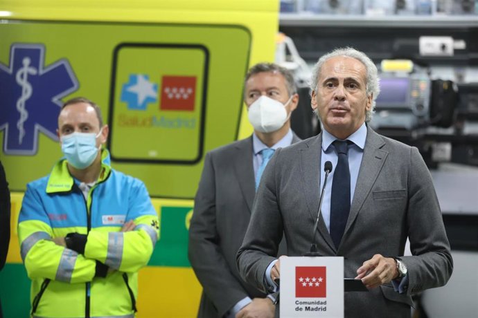 Archivo - El consejero de Sanidad de la Comunidad de Madrid, Enrique Ruiz Escudero,