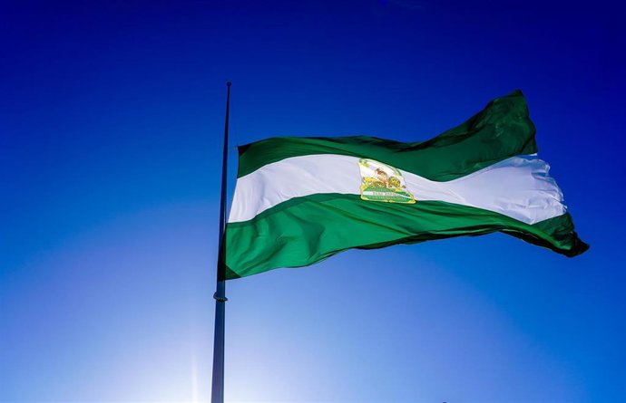 Archivo - Bandera de Andalucía 