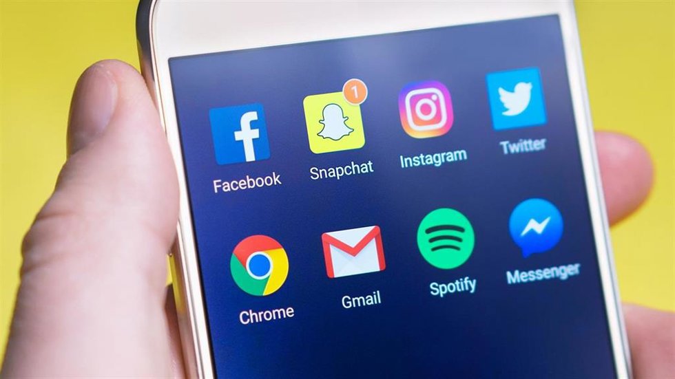 Iconos de varias redes sociales
