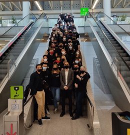 La comitiva de Baleares que competirá en los Spainskills 2022.