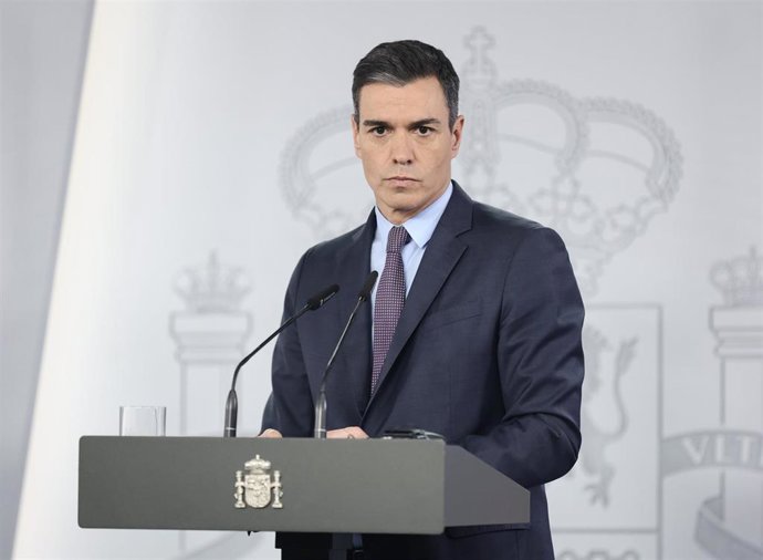 El presidente del Gobierno, Pedro Sánchez