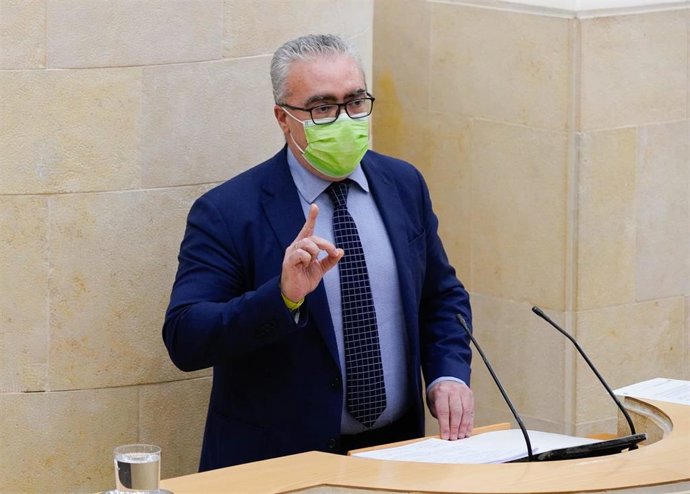 El portavoz del PRC en el Parlamento de Cantabria, Pedro Hernando