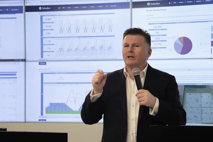 Control Room de Quintas Energy en el momento de la inauguración.