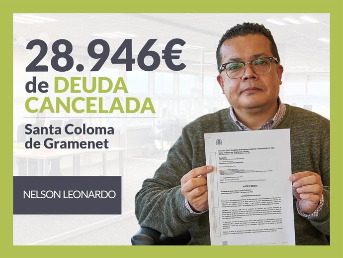 Nelson Leonardo, exonerado con Repara Tu Deuda.