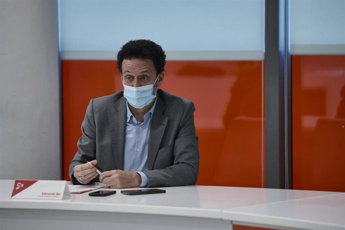 Archivo - El vicesecretario general y portavoz de Ciudadanos, Edmundo Bal.