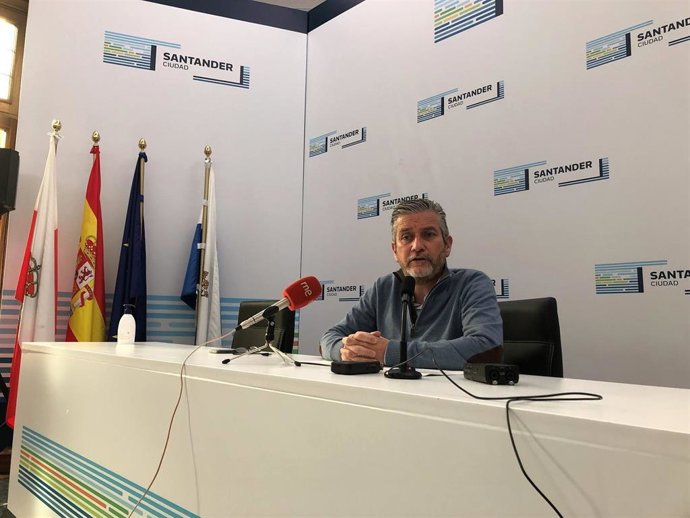 El portavoz del equipo de Gobierno de Santander, Javier Ceruti