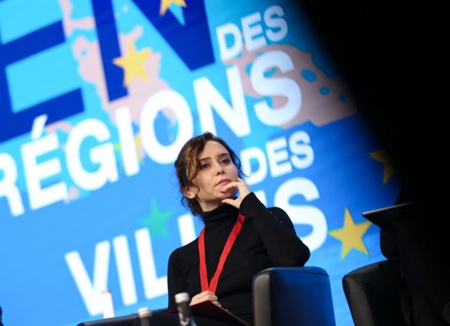 Isabel Díaz Ayuso en la IX Cumbre Europea de Regiones y Ciudades, celebrada estos días en Marsella (Francia)