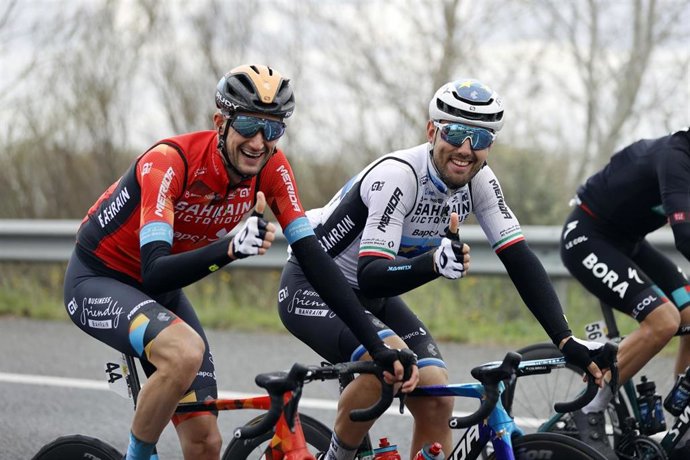 El ciclista italiano Sonny Colbrelli se encuentra bien tras desvanecerse en la meta de la primera etapa de la Volta, pero se ha retirado.