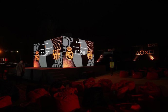 Evento celebradoen Egipto con motivo de ElClásico entre Real Madrid y Barcelona.