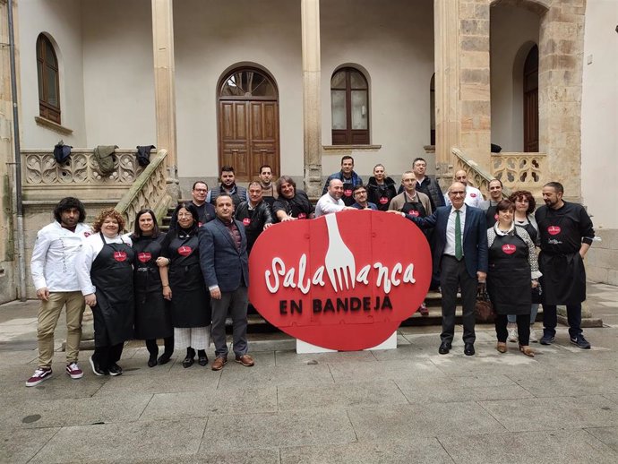 Los participantes de 'Salamanca en Bandeja'.