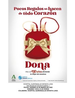 Campaña de donación de sangre en el Quirónsalud Infanta Luisa.