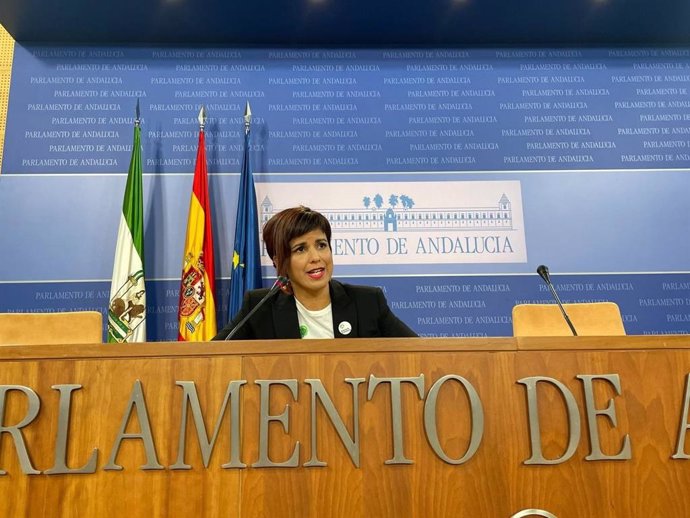Archivo - La portavoz de Adelante Andalucía, Teresa Rodríguez