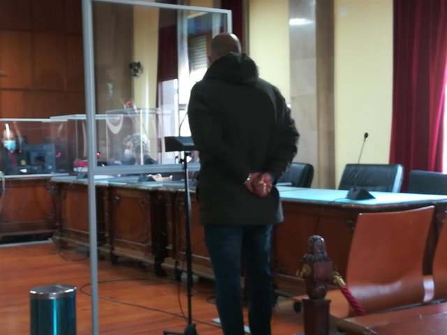 El acusado durante el juicio