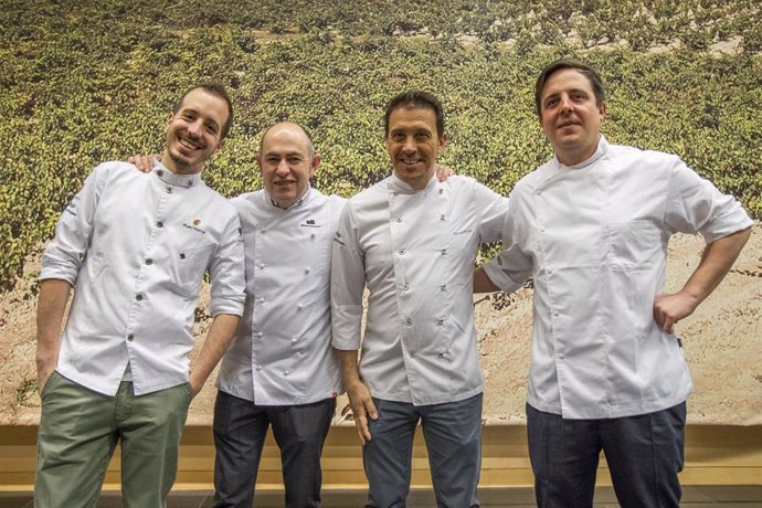 Cocineros riojanos que participarán en Madrid Fusión Alimentos