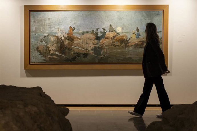 Archivo - La exposición 'Pinazo en el espacio público' en la Sala de la Muralla del IVAM (archivo)