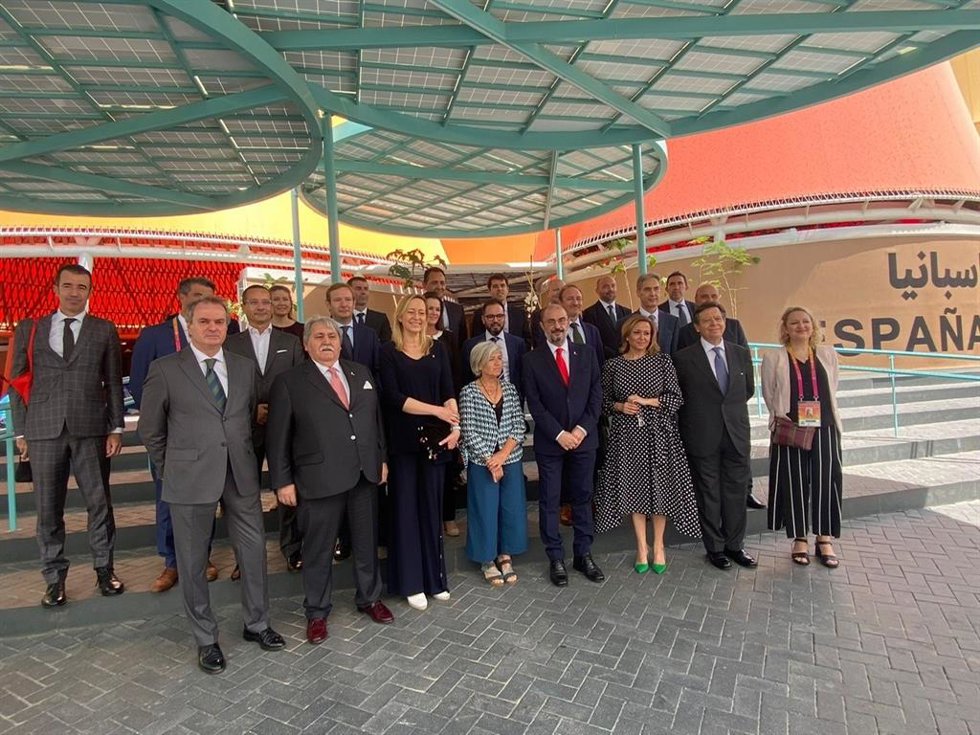 Delegación aragonesa en la Exposición Universal de Dubái.