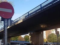 Cortan a partir de esta noche el tráfico en puente Pedro Bosch entre Valderribas y Ciudad de Barcelona para desmontarlo