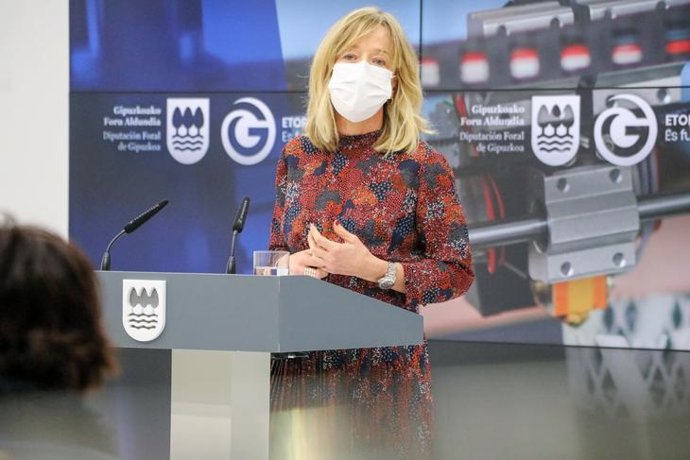 La portavoz de la Diputación de Gipuzkoa, Eider Mendoza