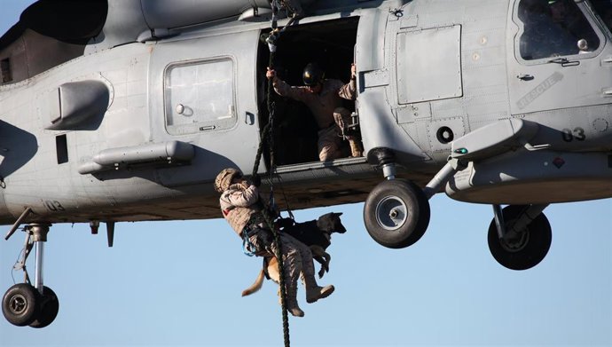 Ejercicio de la Armada en Cartagena (Murcia)