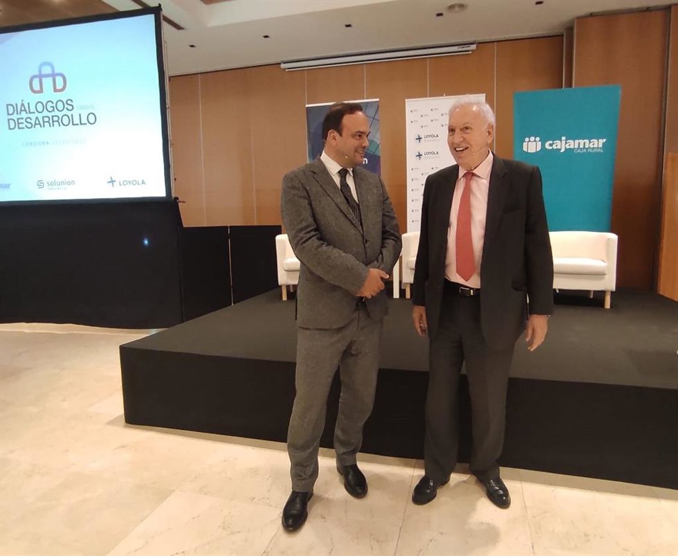 García-Margallo (dcha.) junto a Díez en Córdoba.