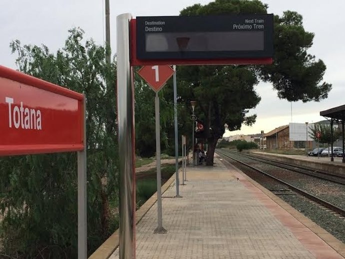 Estación de ferrocarril de Totana (Murcia)