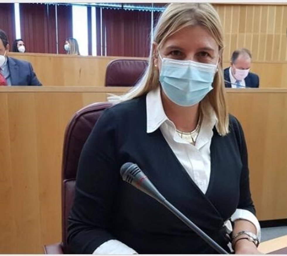 La portavoz del Grupo Popular en la Diputación de Granada, Inmaculada Hernández.
