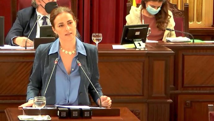 La diputada de Vox en el Parlament, Idoia Ribas.