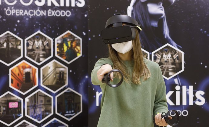 Una de las alumnas participando en una de las sesiones.