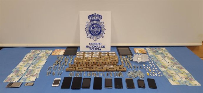 Imagen del material intervenido.