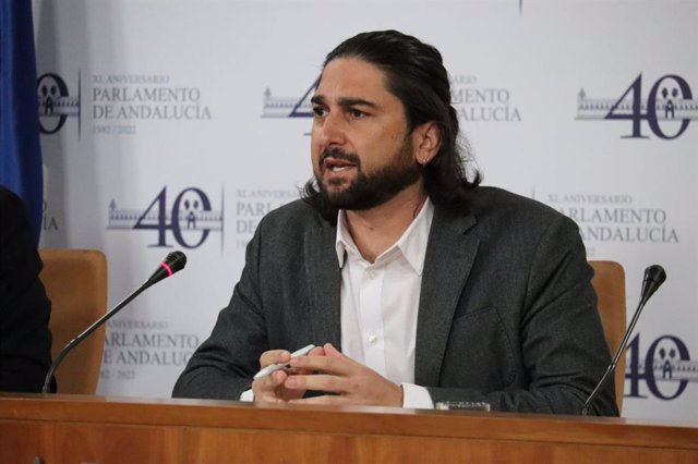 El diputado andaluz de Unidas Podemos por Andalucía (UPporA) Ismael Sánchez, en foto de archivo.