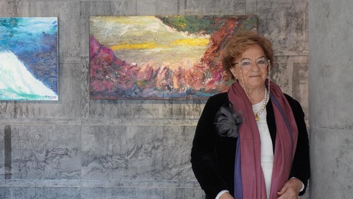 Inauguración de la exposición "Miradas de mar" de la artista Begoña Artabe