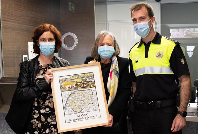 Obra donada a la Policía Municipal de Bilbao