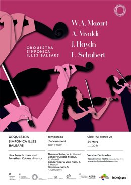 Cartel del séptimo concierto del ciclo Trui Teatre, que se celebrará este jueves 24 de marzo, a las 20 horas.