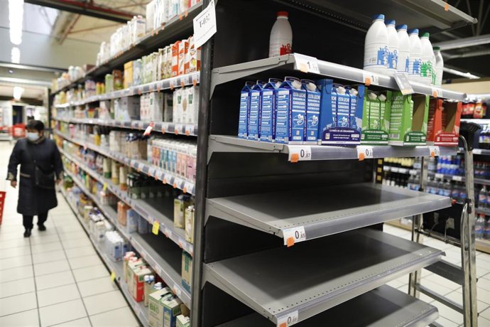 Imagen de archivo de un supermercado