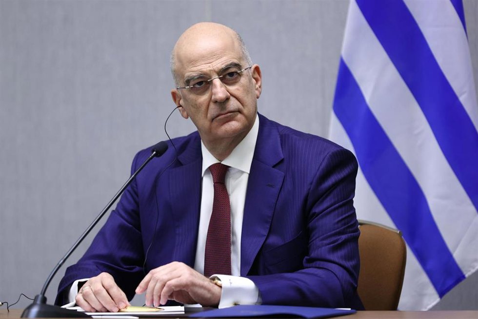 Archivo - El ministro de Exteriores de Grecia, Nikos Dendias. 