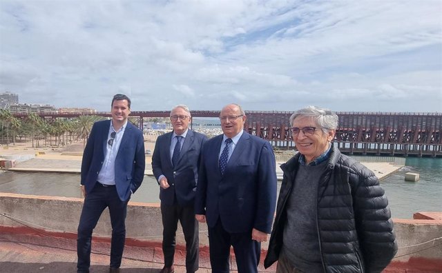 Los presidentes de las autoridades portuarias de Almería y Melilla.
