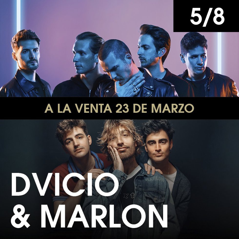 Cartel concierto Dvicio y Marlon
