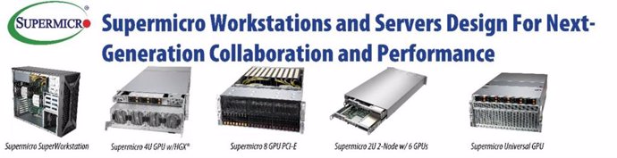 Supermicro Workstations and Servers Design for Next-Generation Collaboration and Performance