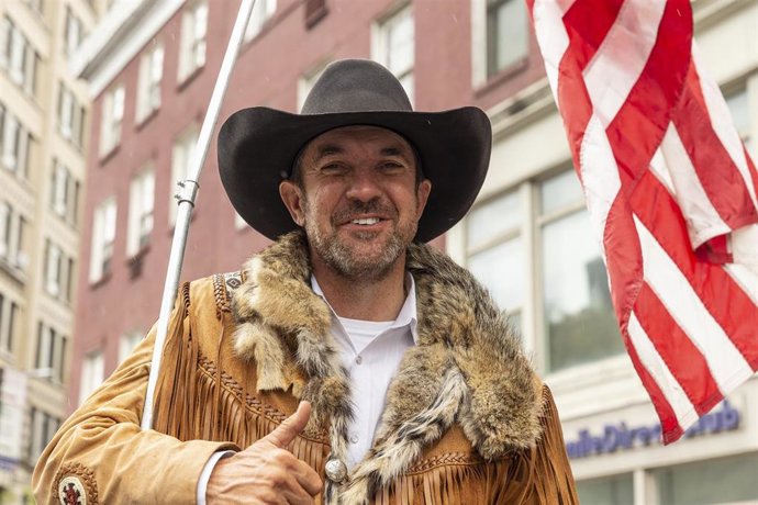 El fundador de Cowboys for Trump, Couy Griffin.